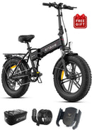 ENGWE EP-2 BOOST Folding Electric Bike 20" Fat Tyre 250W 48V Free Gifts