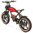 Hidoes B10 1000W Fat Tire Cruiser Electric Bike - 48V 12.5Ah Battery, 40 Mile Range