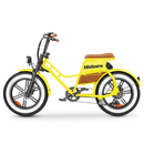 Hidoes C8 Yellow 20" 250W Electric Bike 48V 17Ah Fat Tyre City E-Bike