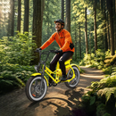 Hidoes C8 Yellow 20" 250W Electric Bike 48V 17Ah Fat Tyre City E-Bike