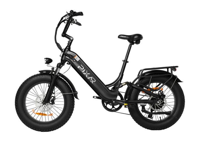 PIXAR Ride1 500W Peak Fat Tyre E-Bike 48V 10.4Ah 20mph Range