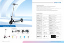 SIMATE S2 Kids Electric Scooter 130W 3-Speed Foldable LED Lights Safe Ride