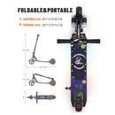 SIMATE S5 6.5" Kid's Flash Light Foldable Electric Scooter 130W Motor 24V 2.5Ah