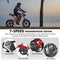 Hidoes B6 Electric Fat Bike - 1200W Motor, 48V 15Ah Battery, 50 Mile Range, 20 Tires Red