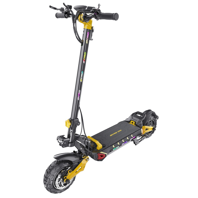 iENYRID ES60 Dual Motor 2400W Electric Scooter for Adults, 48V 23Ah Battery, 37 MPH Max Speed, 43 Miles Range, 350 Lbs Capacity, Off-Road, Black & Silver