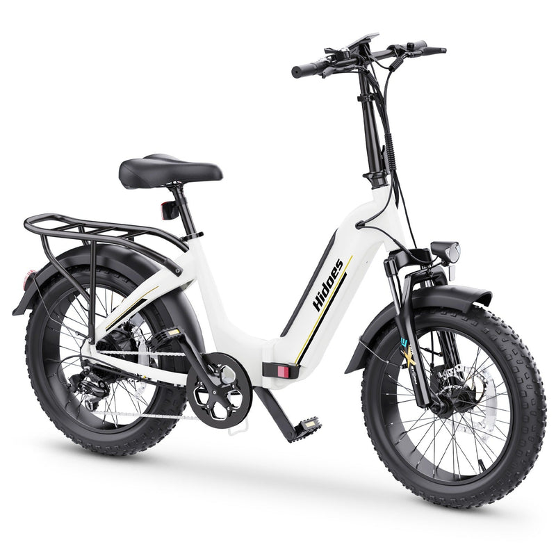 Hidoes BF1 20" Folding E-Bike – 750W Motor, 48V Battery, Fat Tires, Disc Brakes, Shimano 7-Speed