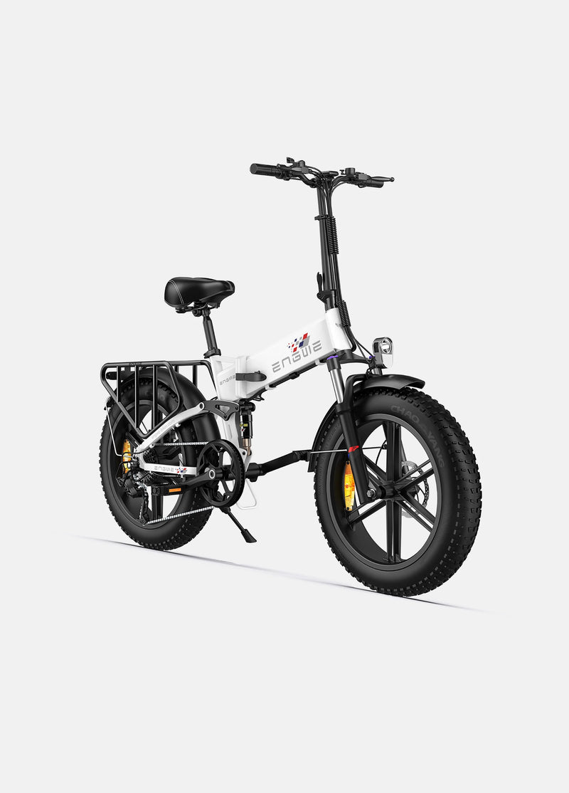 ENGWE ENGINE X 250W Full Suspension Fat Tire Electric Folding Bike