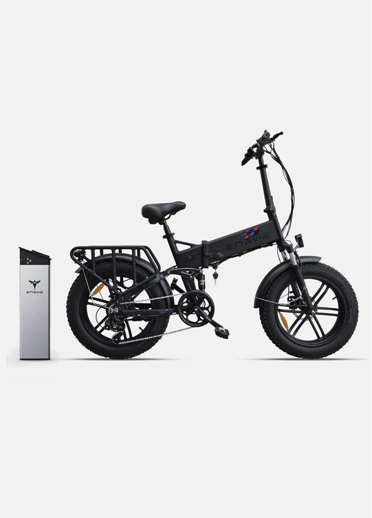 ENGWE ENGINE X 250W Full Suspension Fat Tire Electric Folding Bike