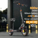 iENYRID M4 PRO S+ Electric Scooter 800W 16Ah Battery 38 Miles 10inch Off-road Tires - Alloy Bike