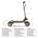 iENYRID S1 Electric Scooter 500W 48V 15Ah 10 inch Off-Road E-Scooter 60KM Range