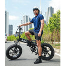 ADO A20F+ 20 Inches Fat Tire Folding Electric Bike With Mudguard Battery Life Up to 40 Miles - Alloy Bike