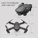 Mini Drone WIFI FPV 4K Dual Camera 3 Batteries Selfie RC LED Quadcopter